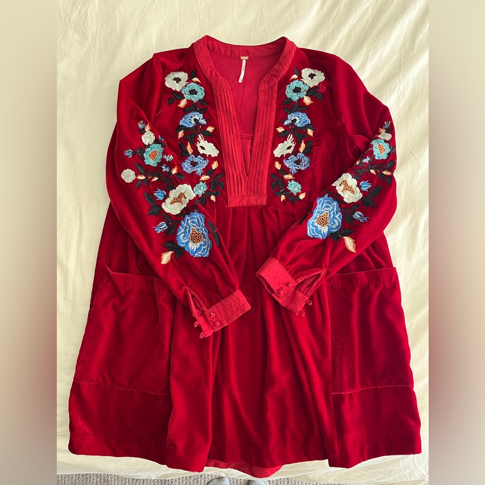 Free People Velvet Dress